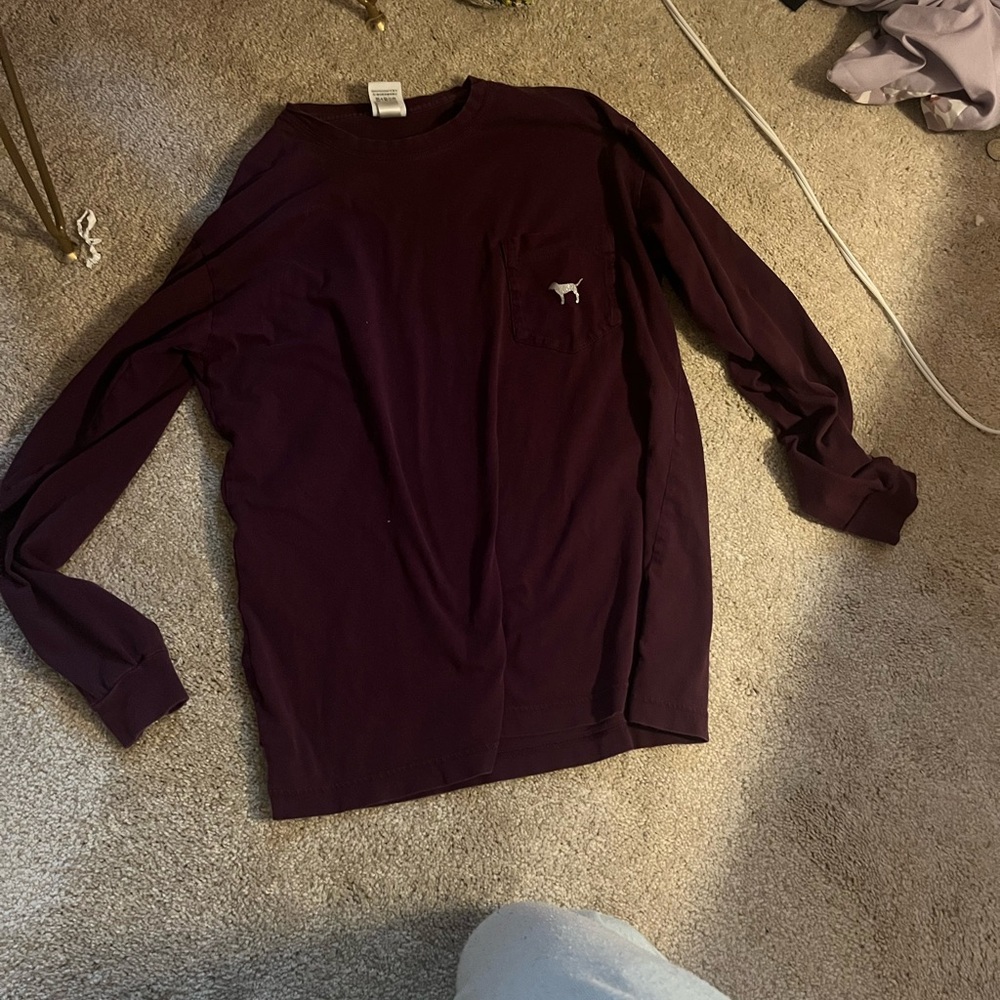 Sparkly long sleeve pink shirt!